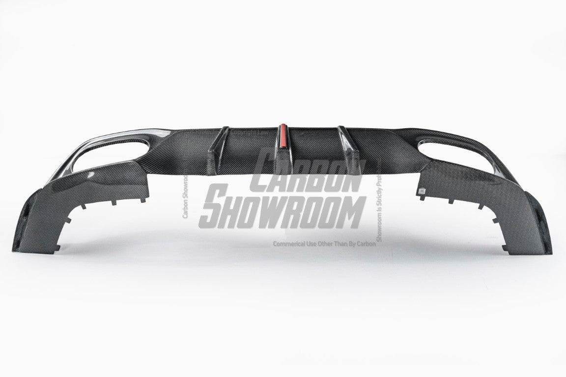 Mercedes Benz A-Class A45/A35/A250/A220 W177 2019 2020 2021 2022 2023 2024 with Aftermarket Parts - AE Style Rear Diffuser?Carbon Fiber from ArmorExtend