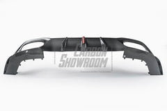 Mercedes Benz A-Class A45/A35/A250/A220 W177 2019 2020 2021 2022 2023 2024 with Aftermarket Parts - AE Style Rear Diffuser?Carbon Fiber from ArmorExtend