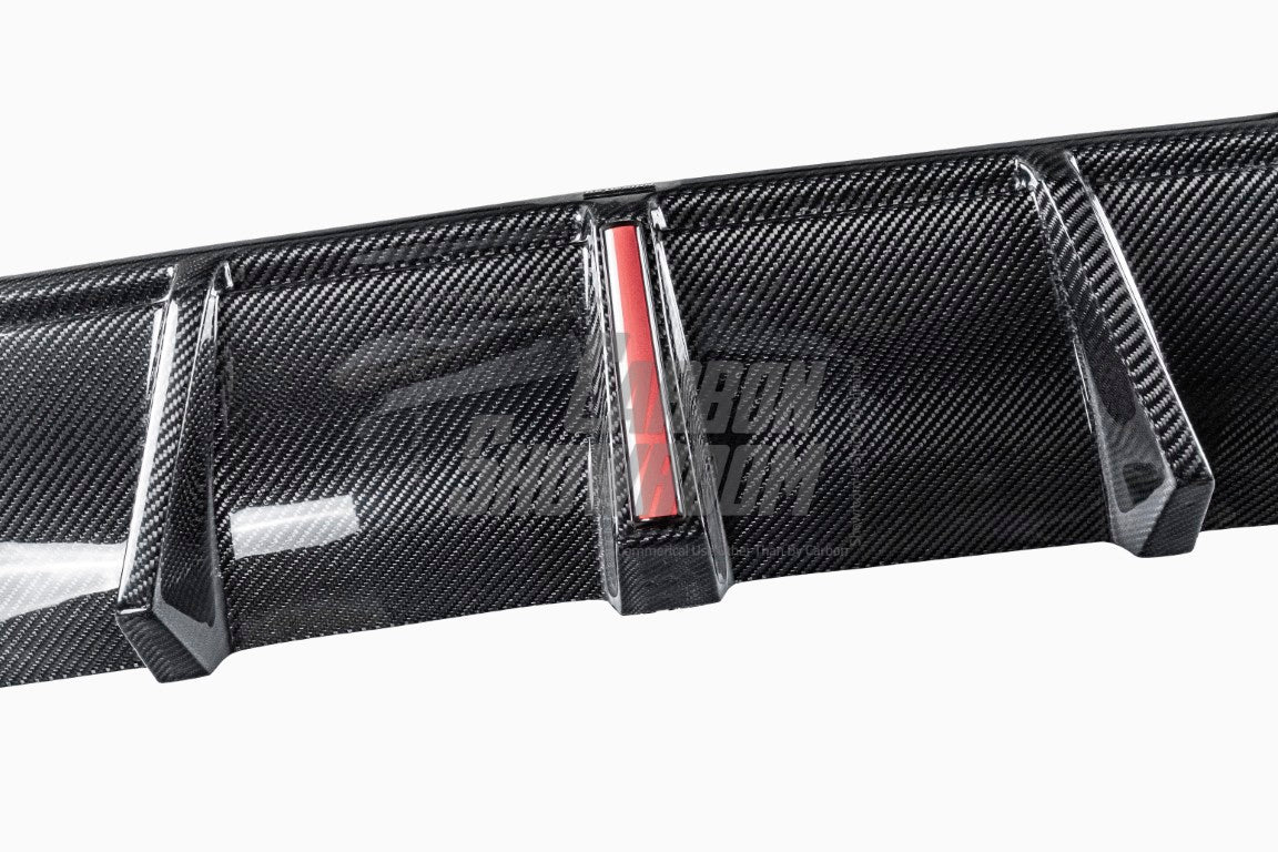 Mercedes Benz A-Class A45/A35/A250/A220 W177 2019 2020 2021 2022 2023 2024 with Aftermarket Parts - AE Style Rear Diffuser Carbon Fiber from ArmorExtend