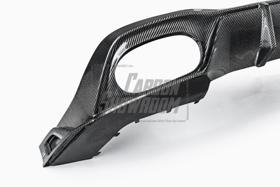Mercedes Benz A-Class A45/A35/A250/A220 W177 2019 2020 2021 2022 2023 2024 with Aftermarket Parts - AE Style Rear Diffuser Carbon Fiber from ArmorExtend