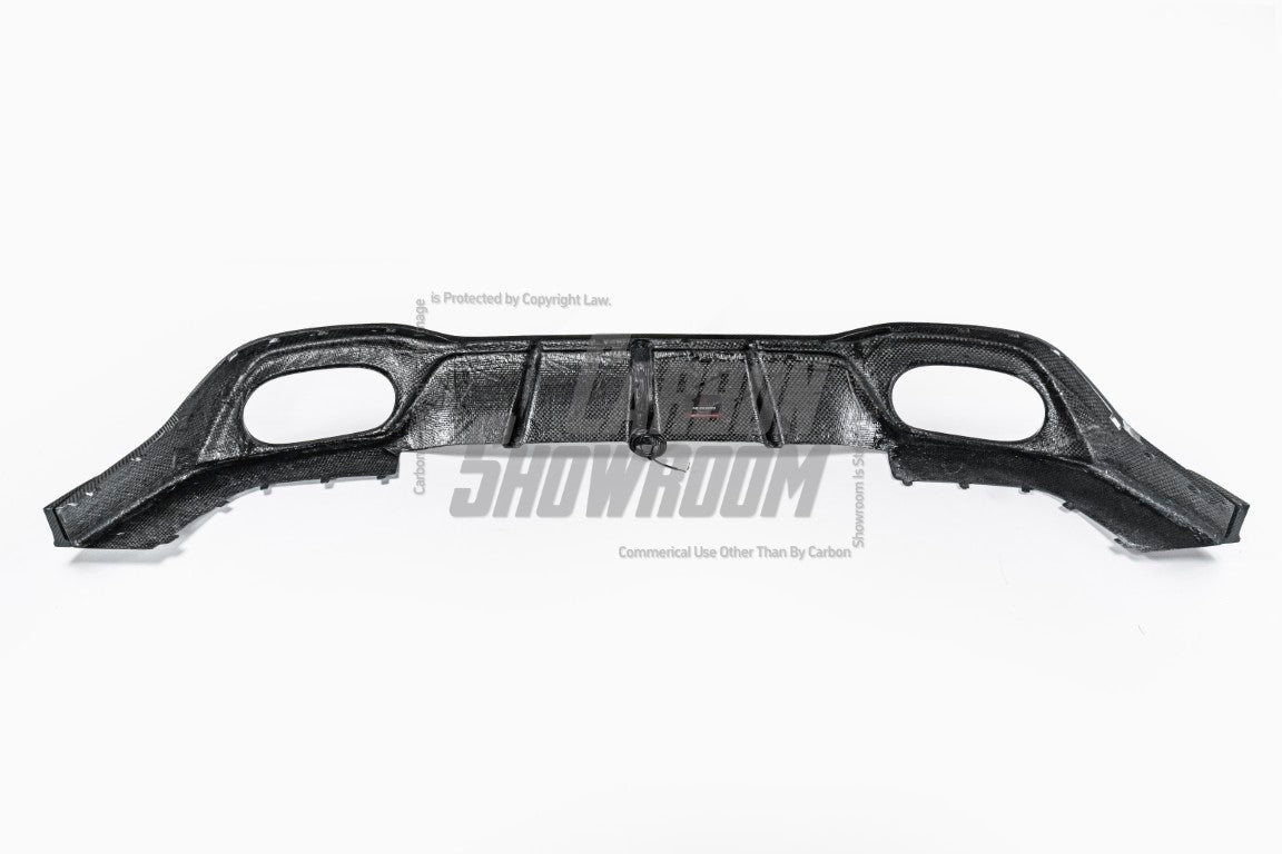 Mercedes Benz A-Class A45/A35/A250/A220 W177 2019 2020 2021 2022 2023 2024 with Aftermarket Parts - AE Style Rear Diffuser Carbon Fiber from ArmorExtend