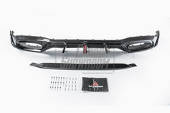 Mercedes Benz A-Class A45/A35/A250/A220 W177 2019 2020 2021 2022 2023 2024 with Aftermarket Parts - AE Style Rear Diffuser Carbon Fiber from ArmorExtend