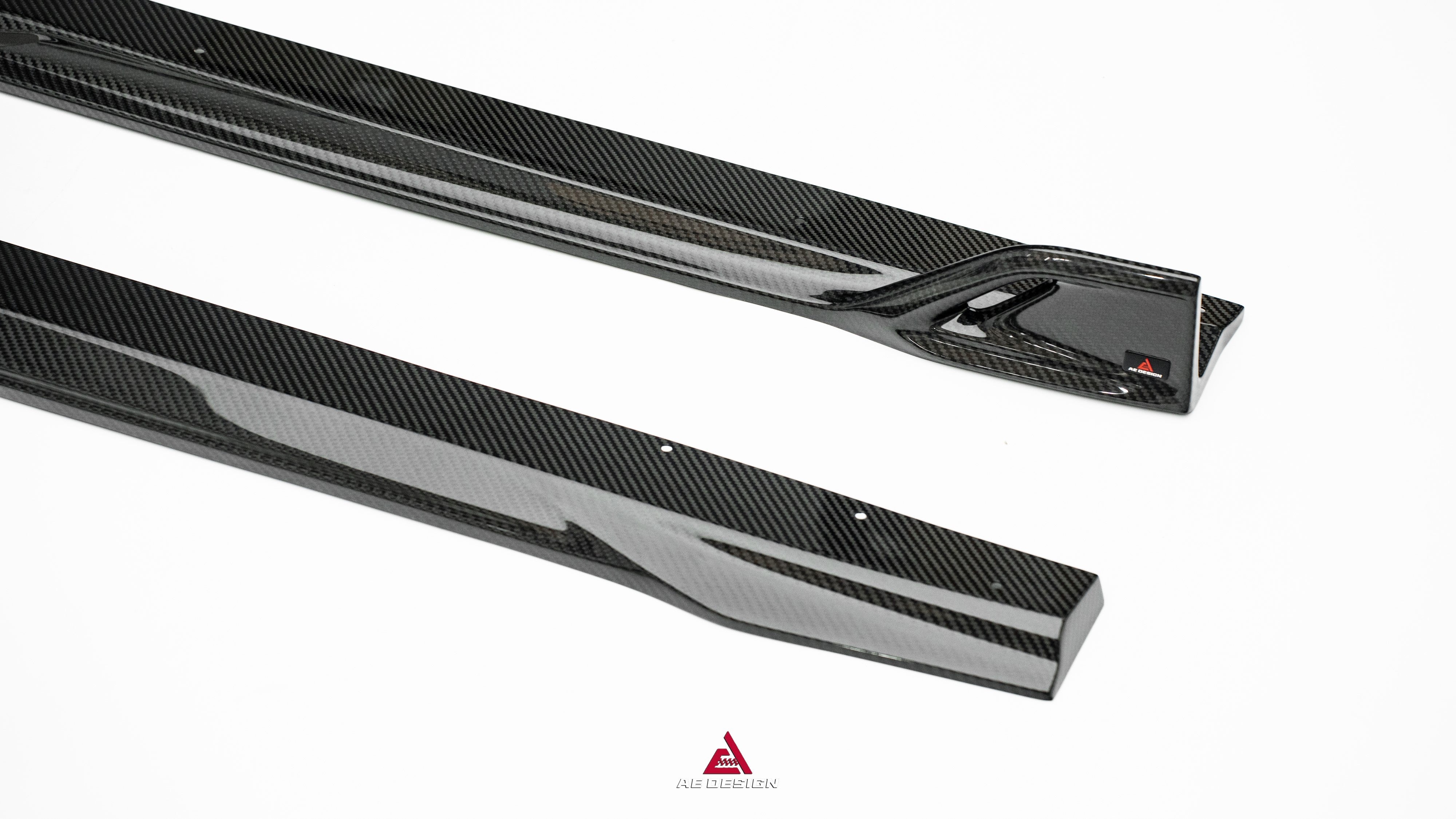 Mercedes Benz AMG GT63 SE Performance/Pro/Base GT55 C192 2025-ON with Aftermarket Parts - ART Side Skirts Dry Pre-preg Carbon Fiber from ArmorExtend