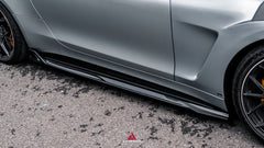 Mercedes Benz AMG GT63 SE Performance/Pro/Base GT55 C192 2025-ON with Aftermarket Parts - ART Side Skirts Dry Pre-preg Carbon Fiber from ArmorExtend