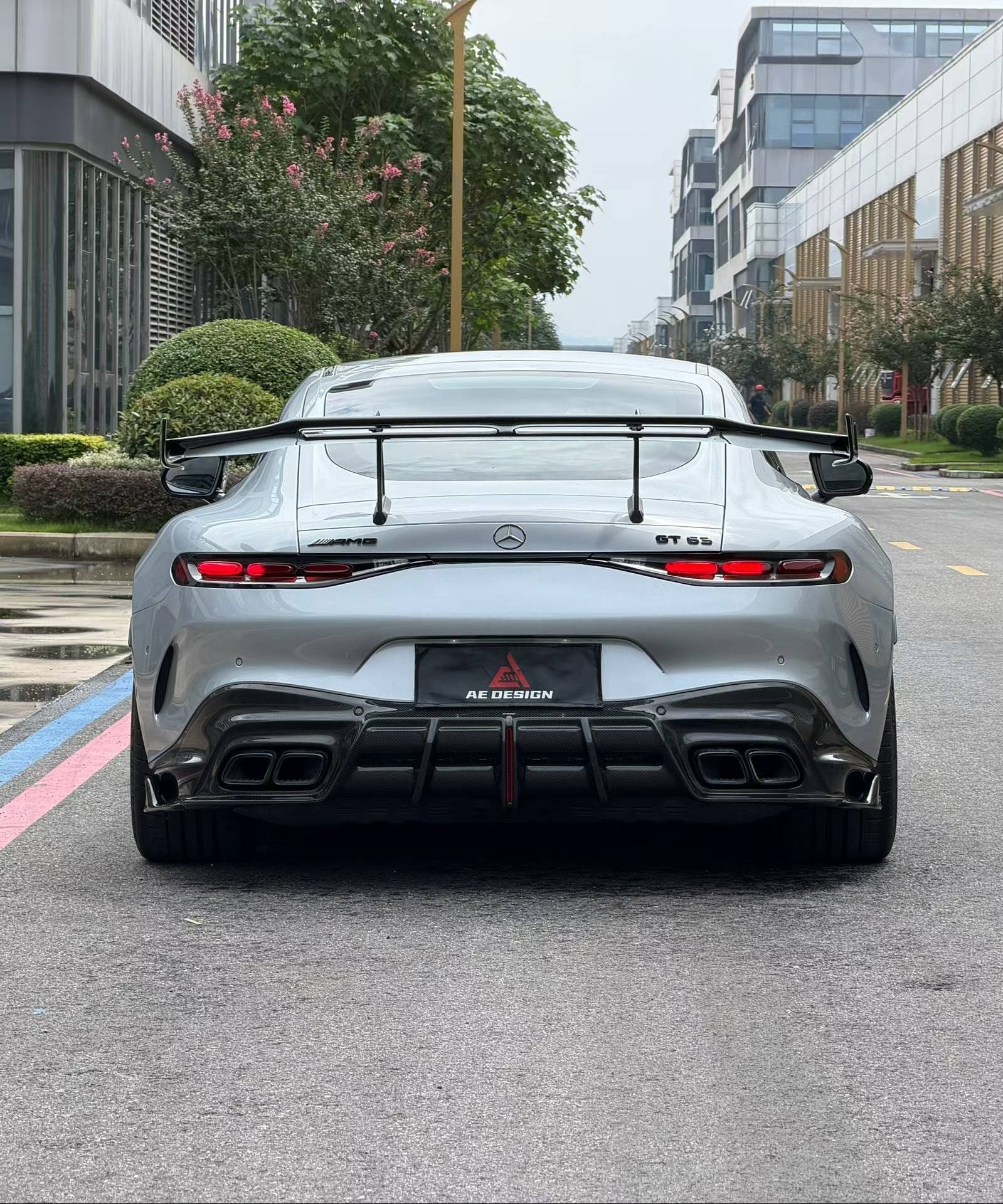 Mercedes Benz AMG GT63 SE Performance/Pro/Base GT55 C192 2025-ON with Aftermarket Parts - ART Rear Diffuser Dry Pre-preg Carbon Fiber from ArmorExtend