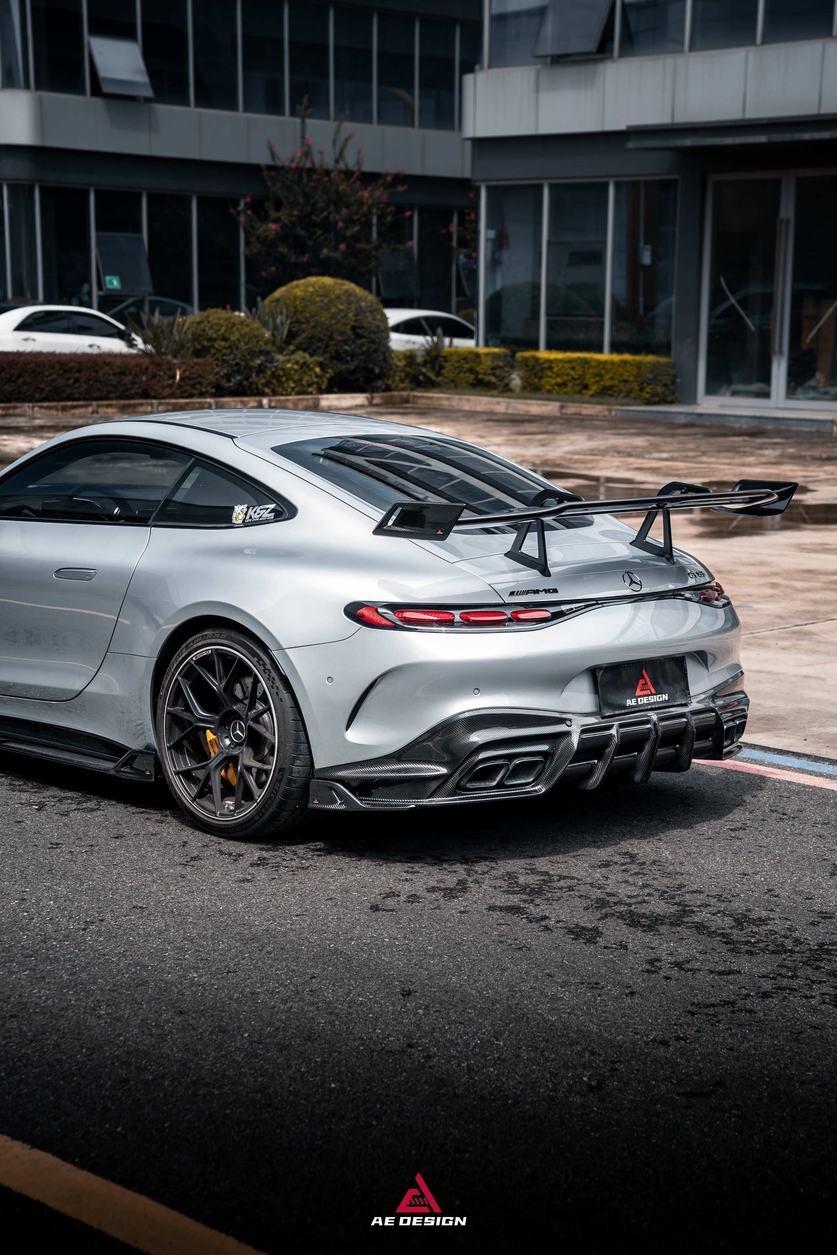 Mercedes Benz AMG GT63 SE Performance/Base C192 GT55 GT43 2025-ON with Aftermarket Parts - ART Rear Wing &amp; Deck Lid Dry Pre-preg Carbon Fiber from ArmorExtend