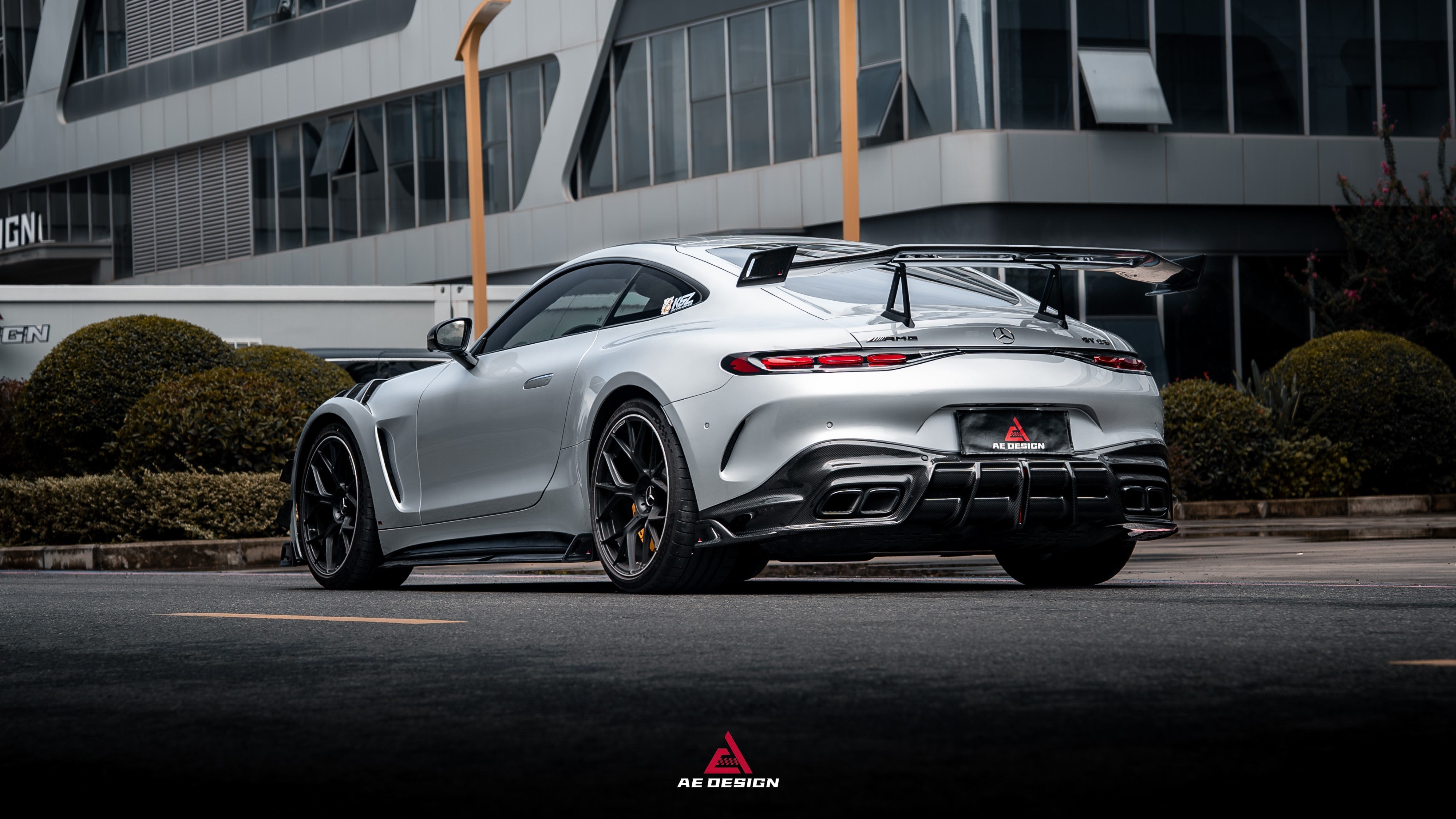 Mercedes Benz AMG GT63 SE Performance/Base C192 GT55 GT43 2025-ON with Aftermarket Parts - ART Rear Wing &amp; Deck Lid Dry Pre-preg Carbon Fiber from ArmorExtend