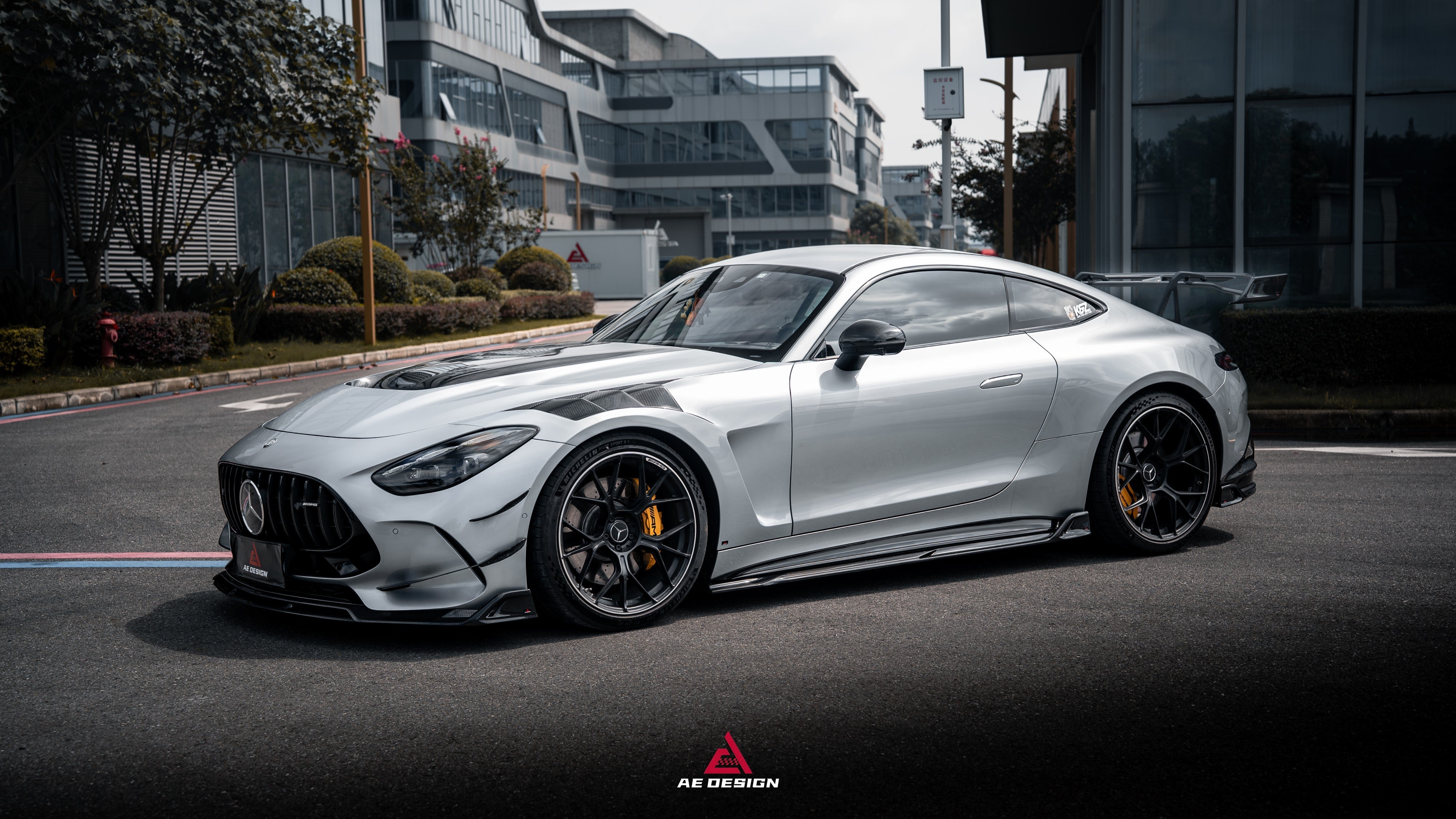 Mercedes Benz AMG GT63 SE Performance/Pro/Base GT55 C192 2025-ON with Aftermarket Parts - ART Side Skirts Dry Pre-preg Carbon Fiber from ArmorExtend