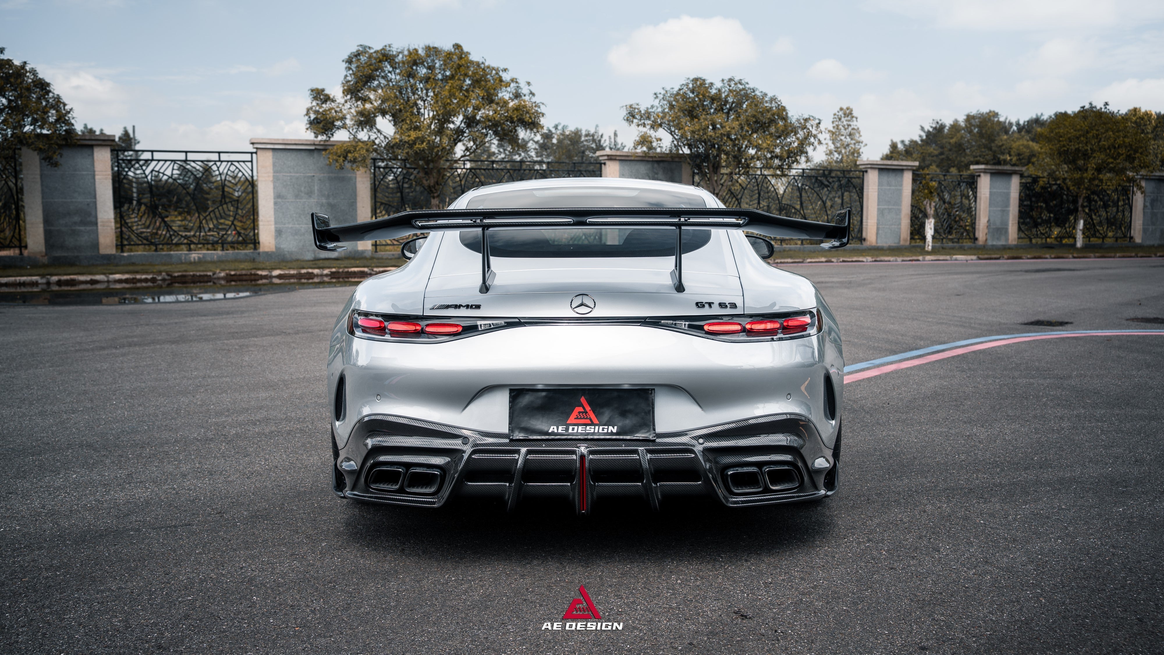 Mercedes Benz AMG GT63 SE Performance/Base C192 GT55 GT43 2025-ON with Aftermarket Parts - ART Rear Wing &amp; Deck Lid Dry Pre-preg Carbon Fiber from ArmorExtend