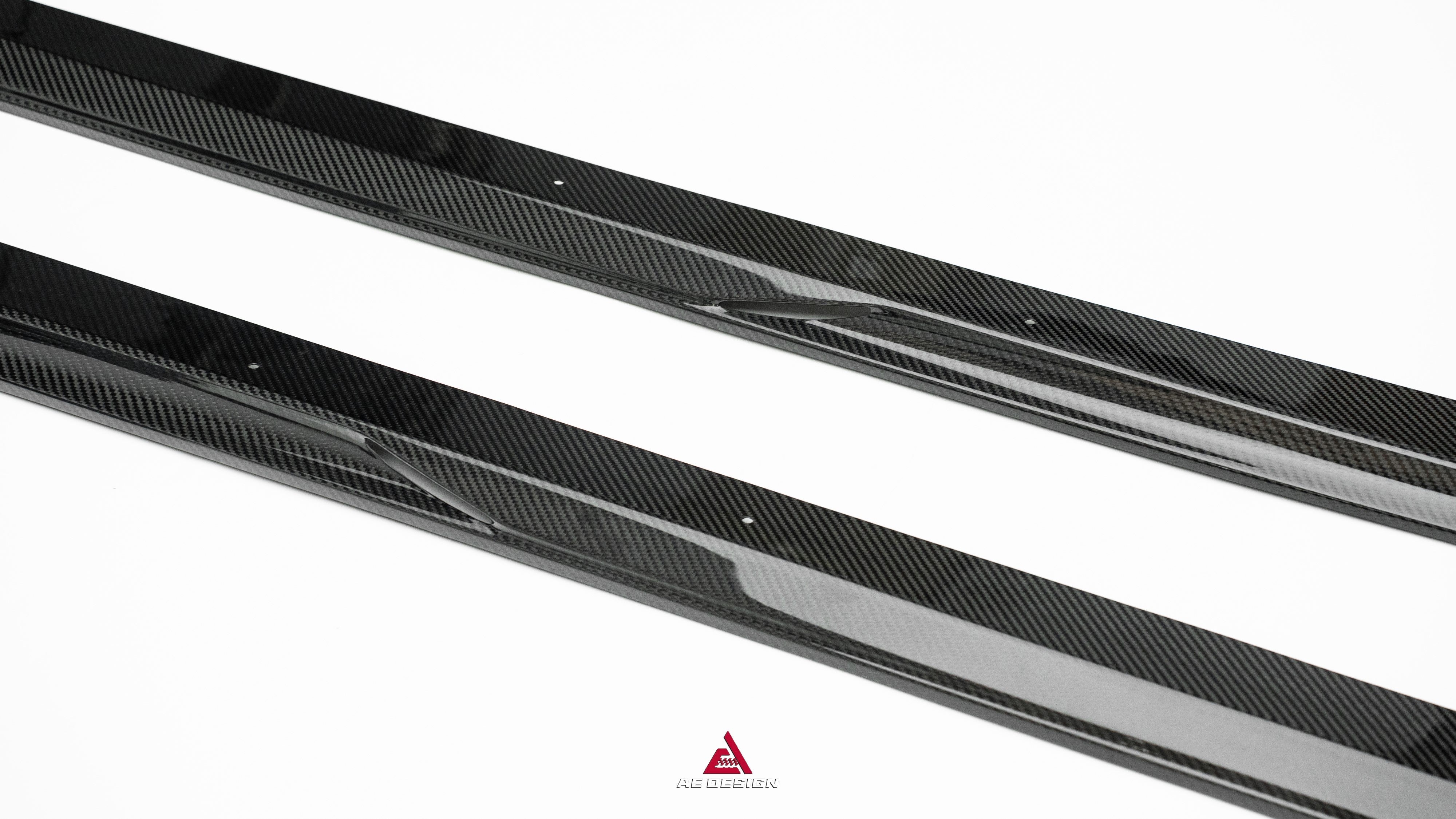 Mercedes Benz AMG GT63 SE Performance/Pro/Base GT55 C192 2025-ON with Aftermarket Parts - ART Side Skirts Dry Pre-preg Carbon Fiber from ArmorExtend