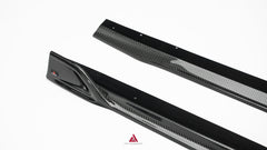 Mercedes Benz AMG GT63 SE Performance/Pro/Base GT55 C192 2025-ON with Aftermarket Parts - ART Side Skirts Dry Pre-preg Carbon Fiber from ArmorExtend