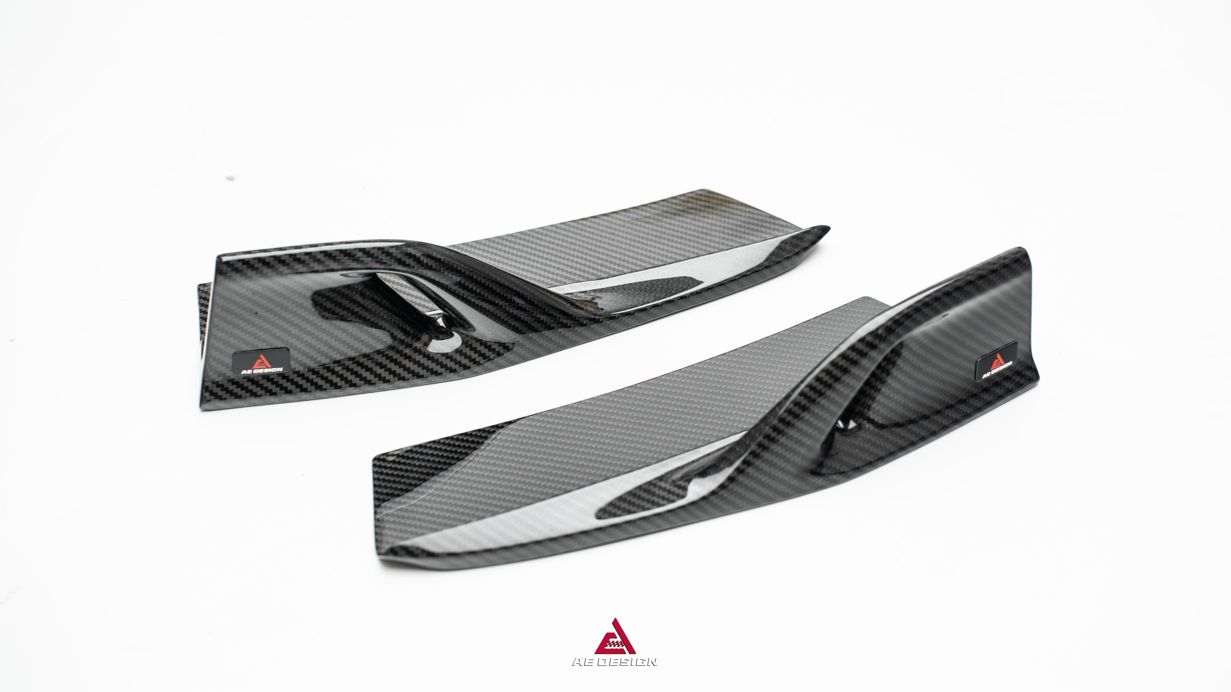 Mercedes Benz AMG GT63 SE Performance/Pro/Base GT55 C192 2025-ON with Aftermarket Parts - ART Rear Canards Dry Pre-preg Carbon Fiber from ArmorExtend