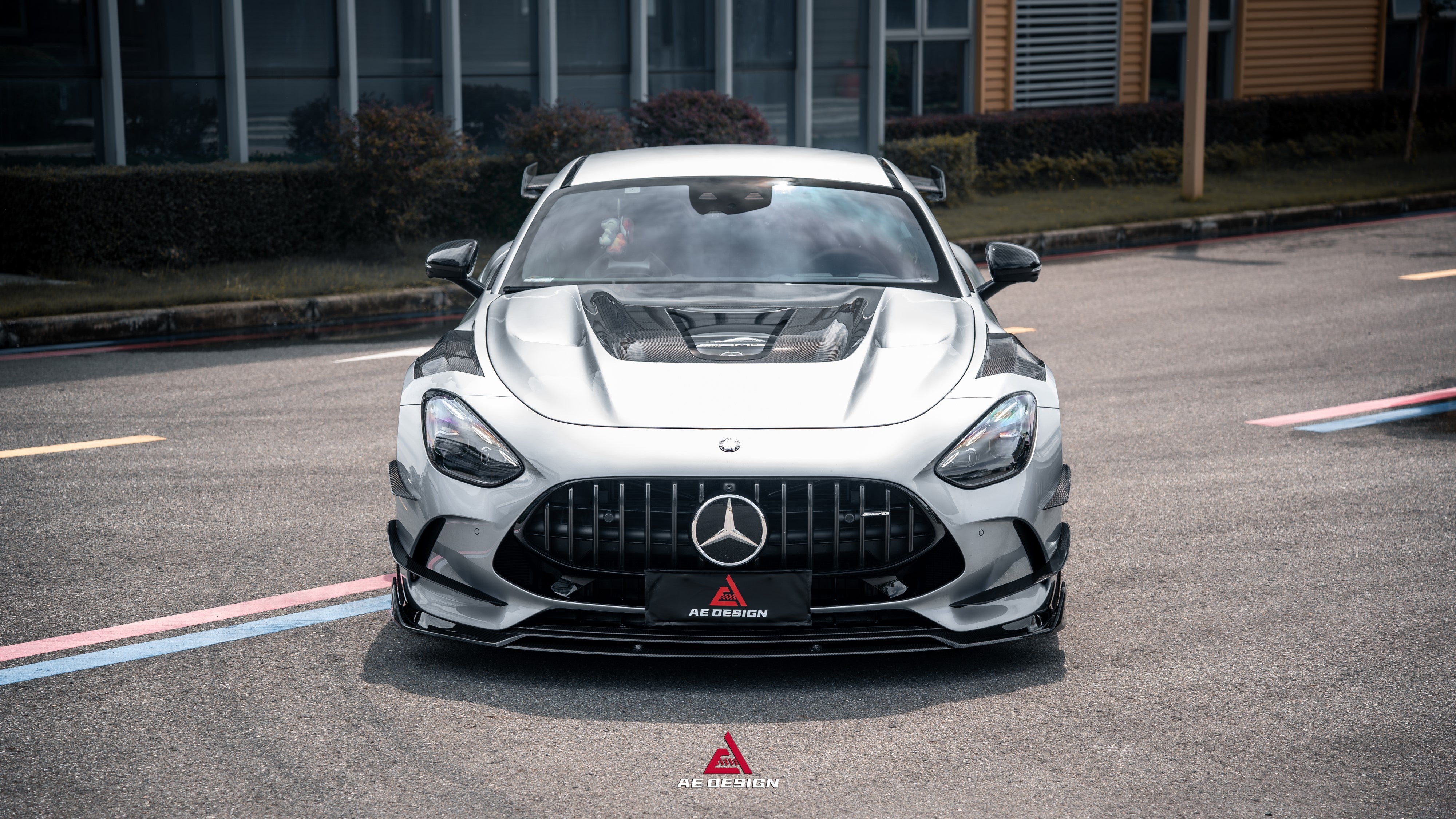 Mercedes Benz AMG GT63 SE Performance/Base C192 2025-ON with Aftermarket Parts - ART Front Lip Dry Pre-preg Carbon Fiber from ArmorExtend