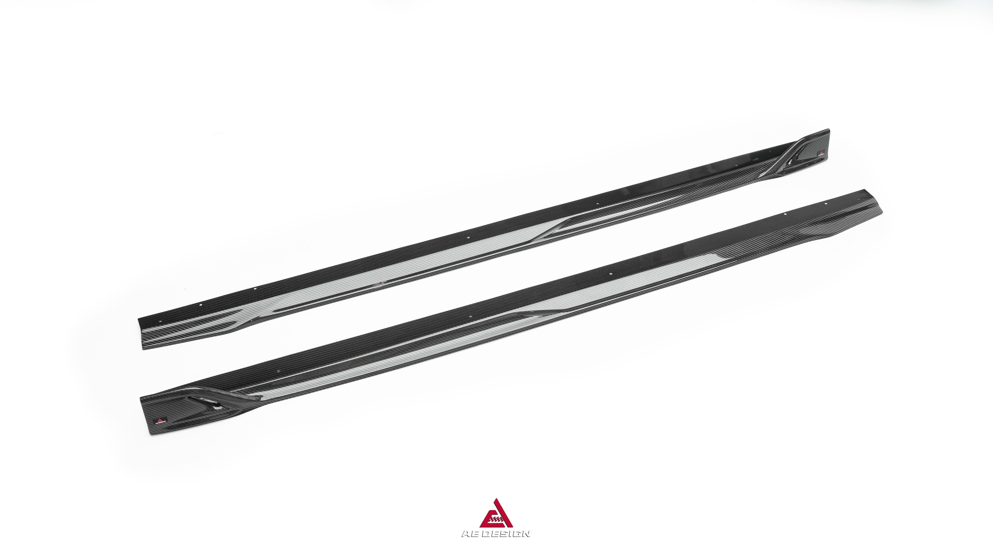 Mercedes Benz AMG GT63 SE Performance/Pro/Base GT55 C192 2025-ON with Aftermarket Parts - ART Side Skirts Dry Pre-preg Carbon Fiber from ArmorExtend
