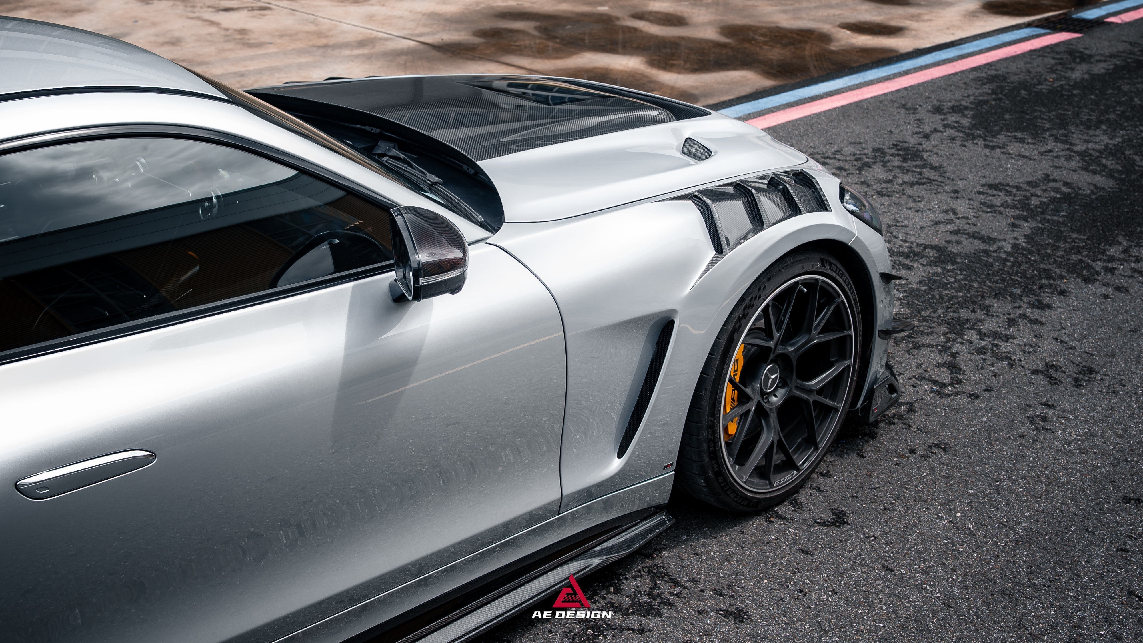 Mercedes Benz AMG GT63 SE Performance/Pro/Base GT55 C192 2025-ON with Aftermarket Parts - ART Side Skirts Dry Pre-preg Carbon Fiber from ArmorExtend