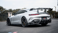 Mercedes Benz AMG GT63 SE Performance/Pro/Base GT55 C192 2025-ON with Aftermarket Parts - ART Side Skirts Dry Pre-preg Carbon Fiber from ArmorExtend