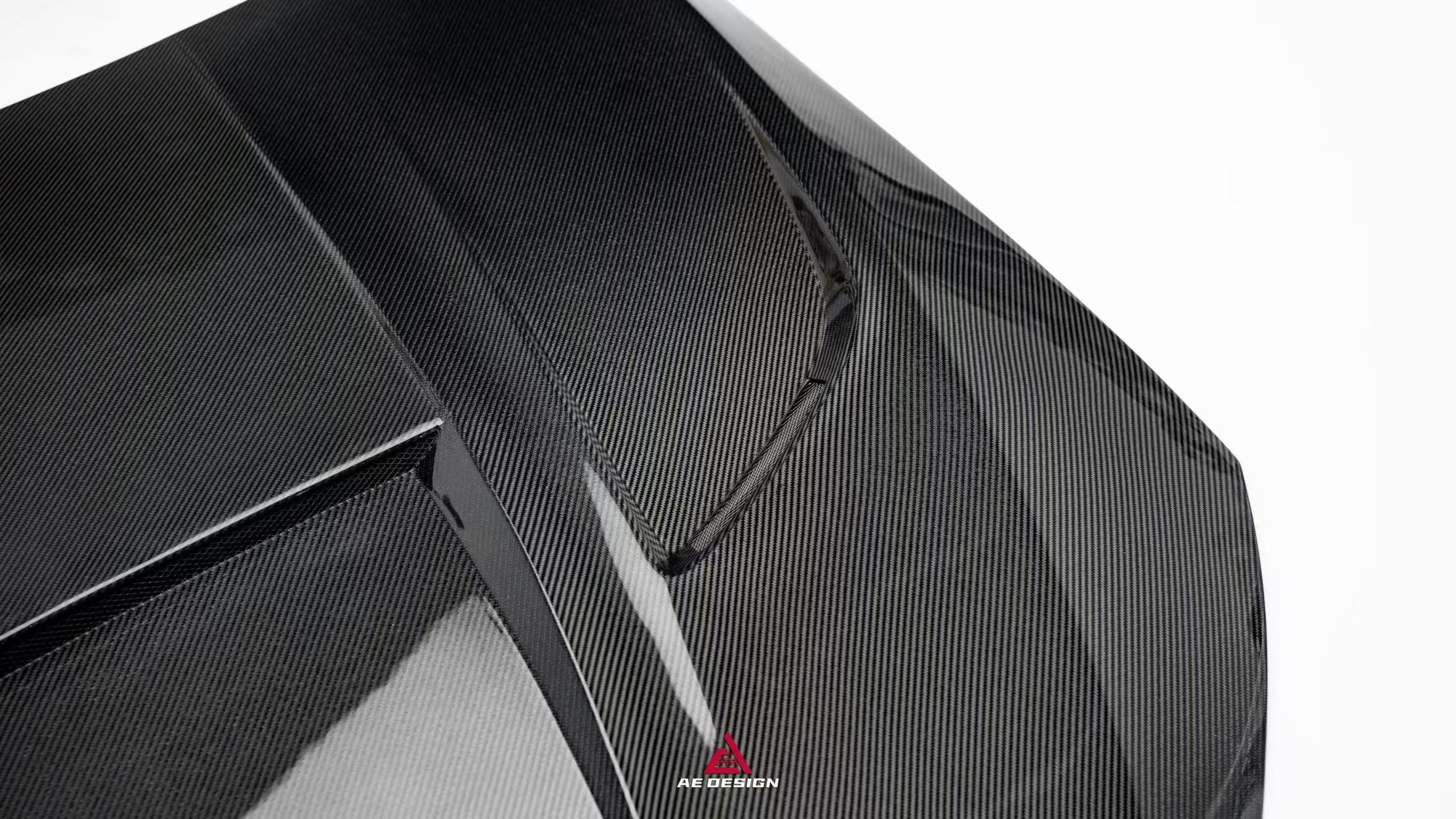 Mercedes Benz C-Class AMG C63 C43 C300 W206 S206 2021-ON with Aftermarket Parts - ART Hood Bonnet Double-sided Pre-preg Carbon Fiber from ArmorExtend