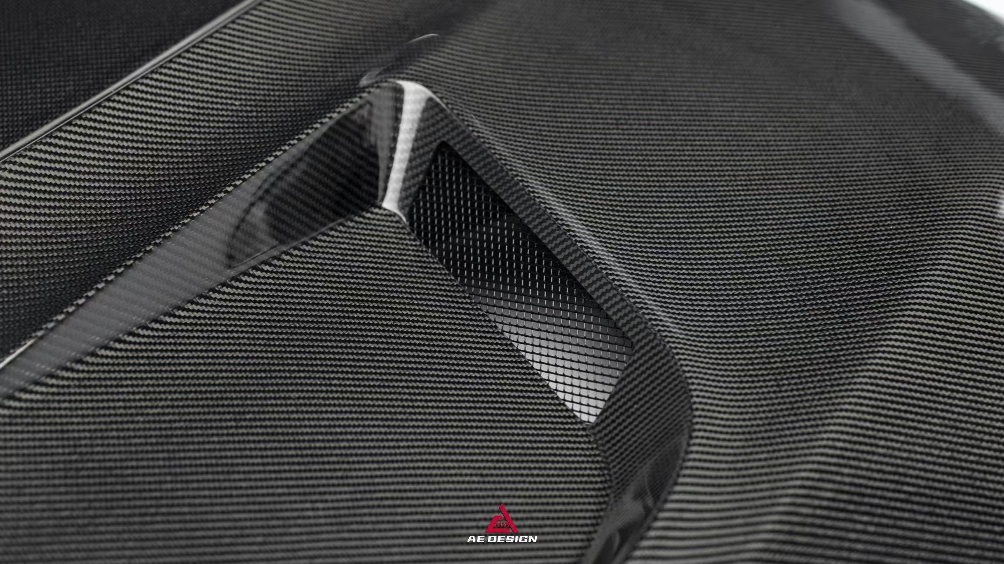 Mercedes Benz C-Class AMG C63 C43 C300 W206 S206 2021-ON with Aftermarket Parts - ART Hood Bonnet Double-sided Pre-preg Carbon Fiber from ArmorExtend