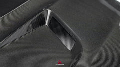 Mercedes Benz C-Class AMG C63 C43 C300 W206 S206 2021-ON with Aftermarket Parts - ART Hood Bonnet Double-sided Pre-preg Carbon Fiber from ArmorExtend
