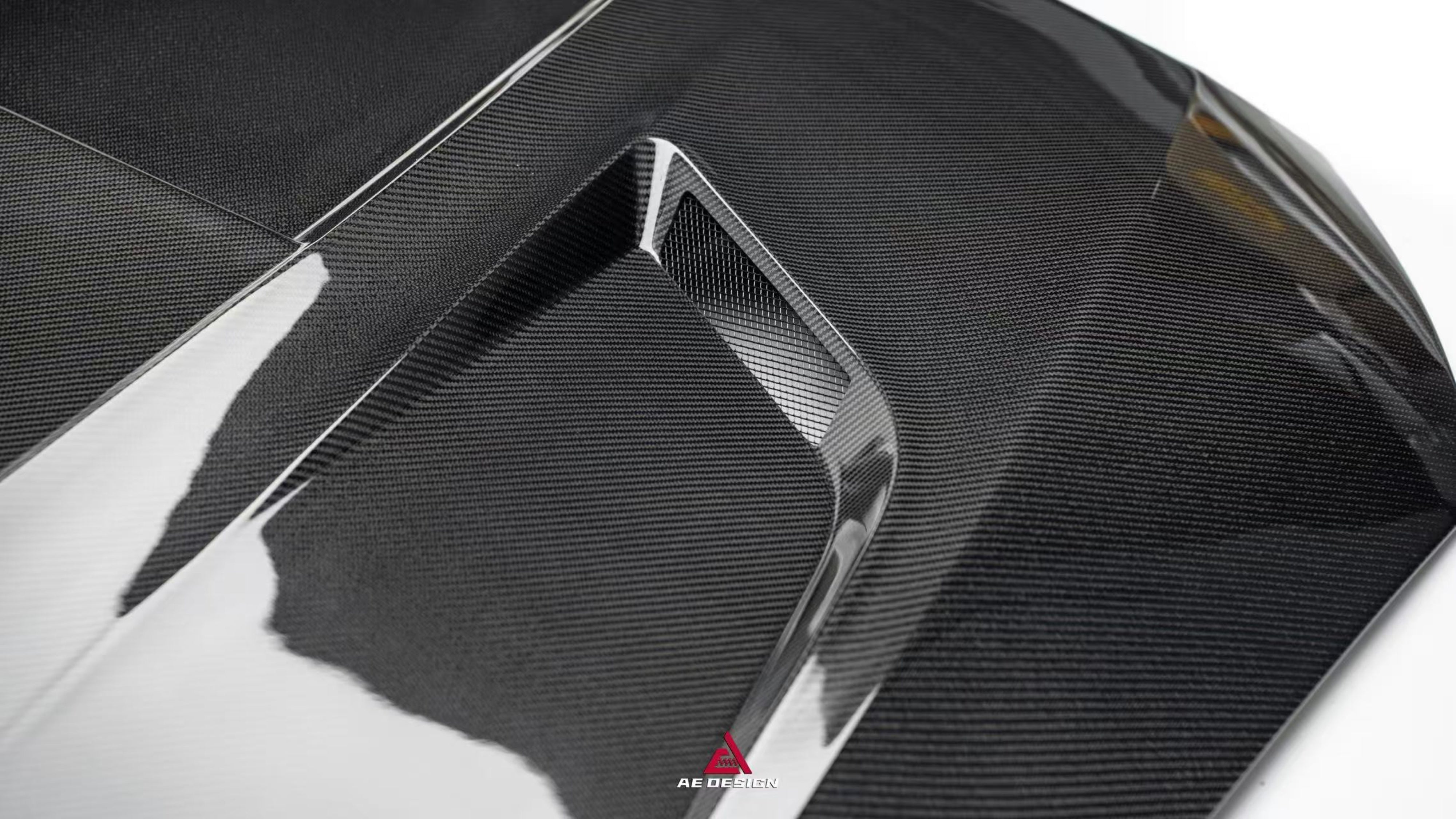 Mercedes Benz C-Class AMG C63 C43 C300 W206 S206 2021-ON with Aftermarket Parts - ART Hood Bonnet Double-sided Pre-preg Carbon Fiber from ArmorExtend