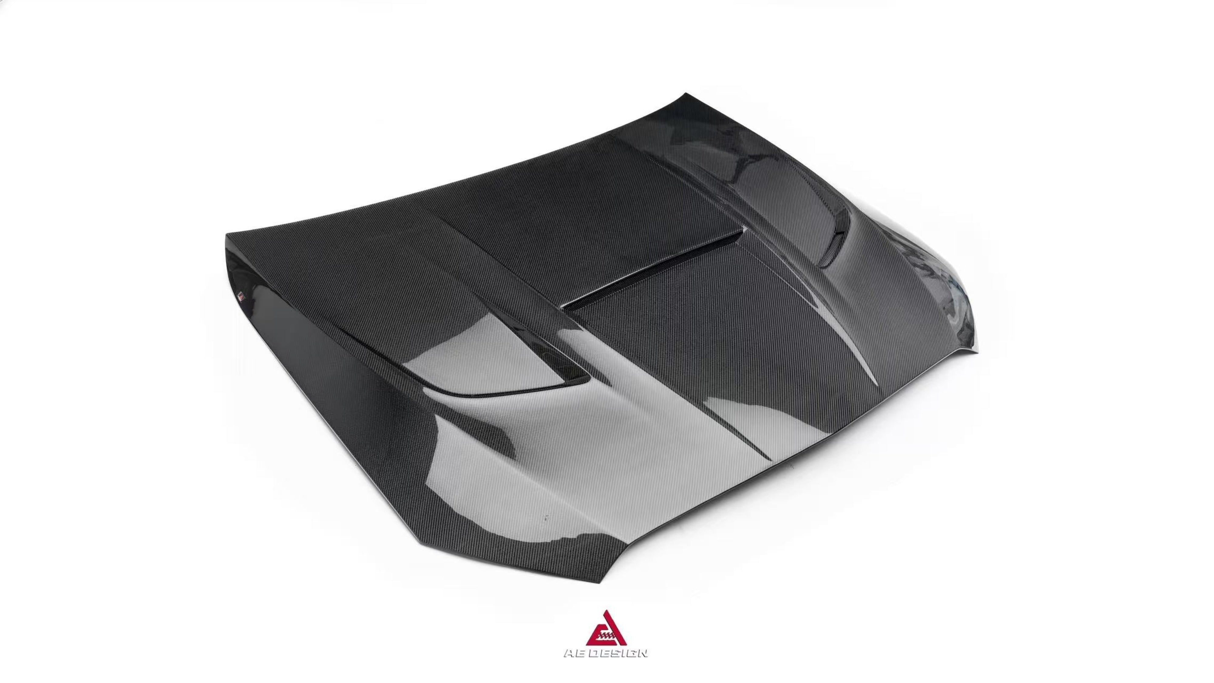 Mercedes Benz C-Class AMG C63 C43 C300 W206 S206 2021-ON with Aftermarket Parts - ART Hood Bonnet Double-sided Pre-preg Carbon Fiber from ArmorExtend