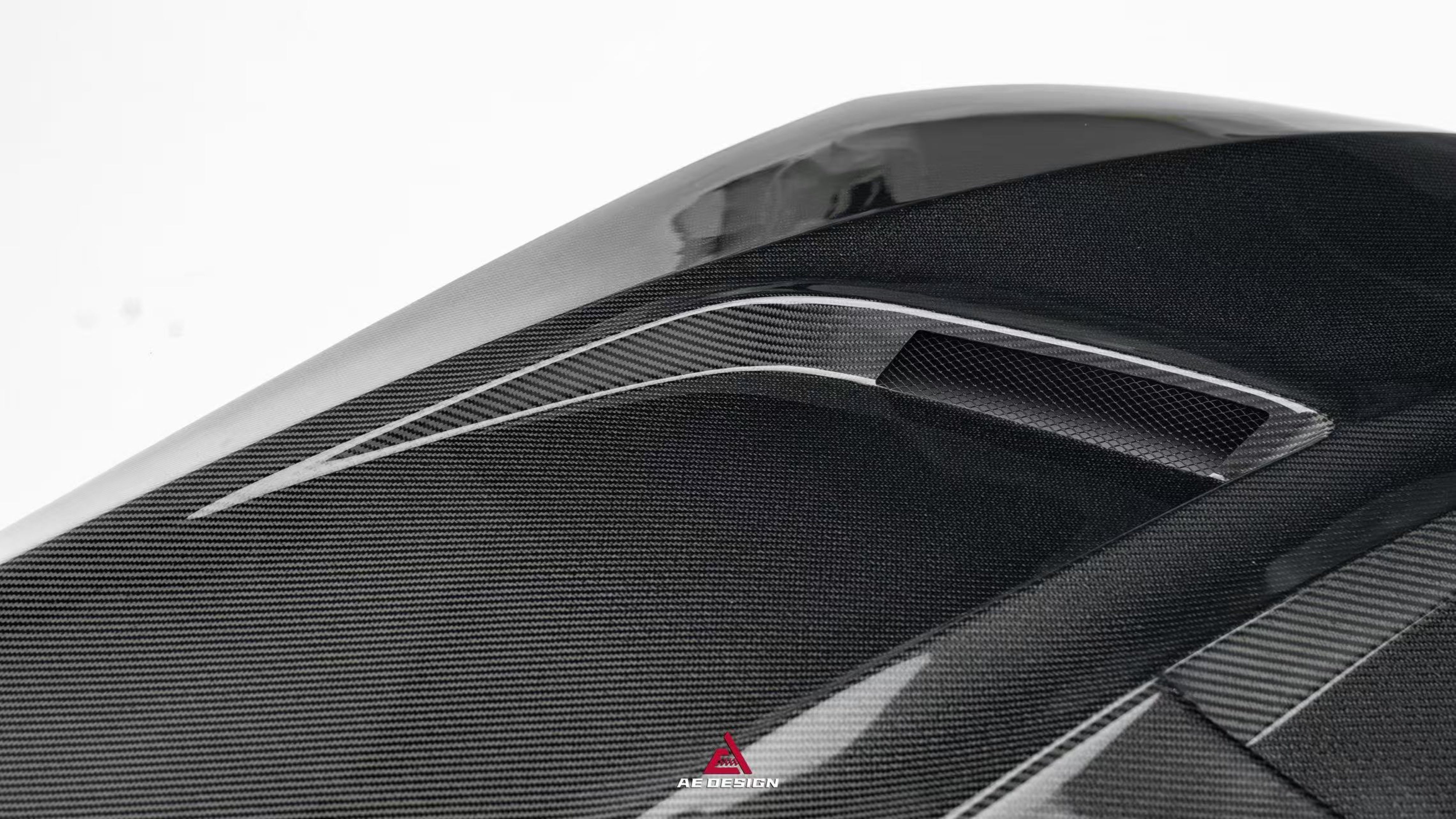 Mercedes Benz C-Class AMG C63 C43 C300 W206 S206 2021-ON with Aftermarket Parts - ART Hood Bonnet Double-sided Pre-preg Carbon Fiber from ArmorExtend