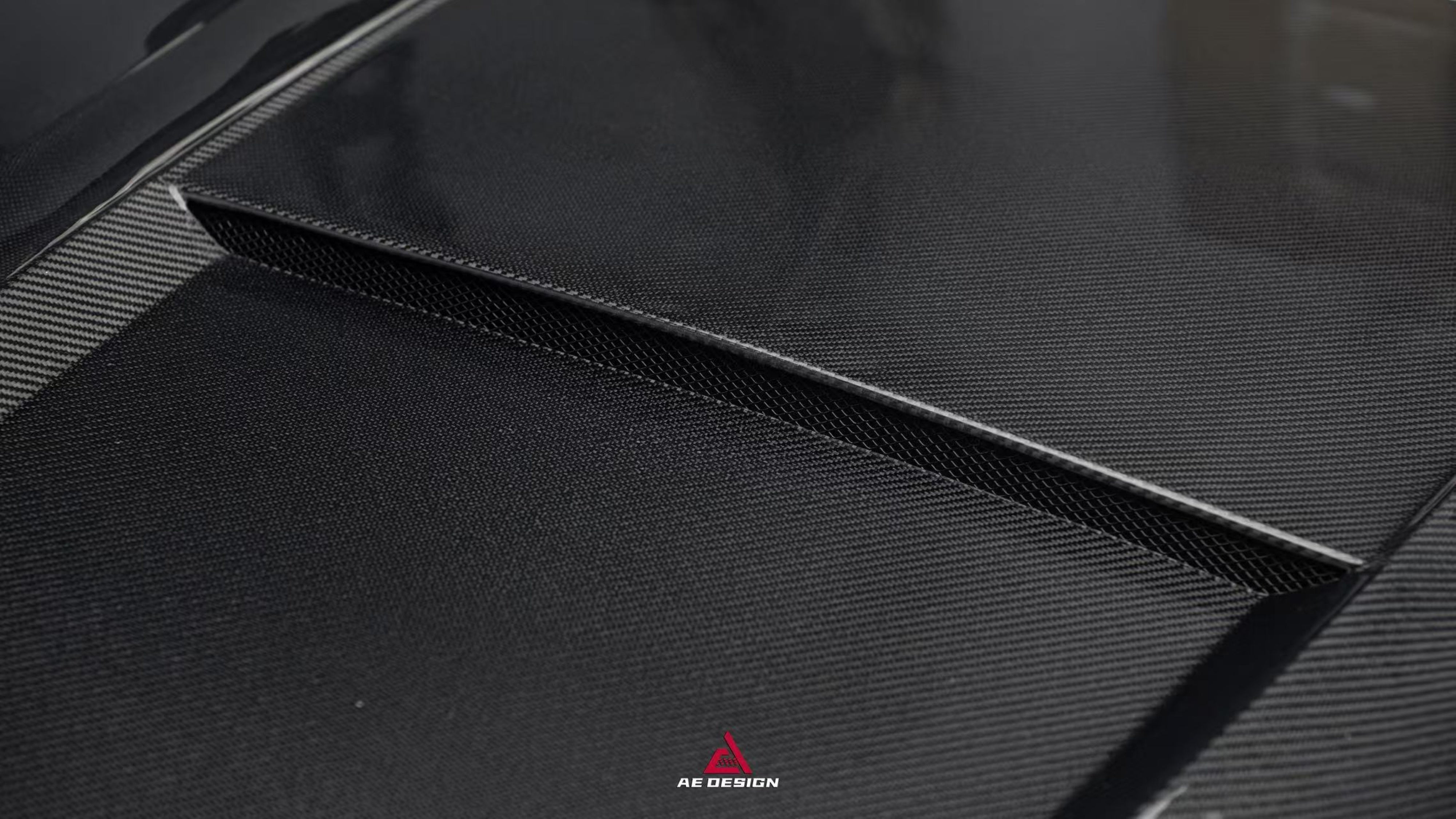 Mercedes Benz C-Class AMG C63 C43 C300 W206 S206 2021-ON with Aftermarket Parts - ART Hood Bonnet Double-sided Pre-preg Carbon Fiber from ArmorExtend