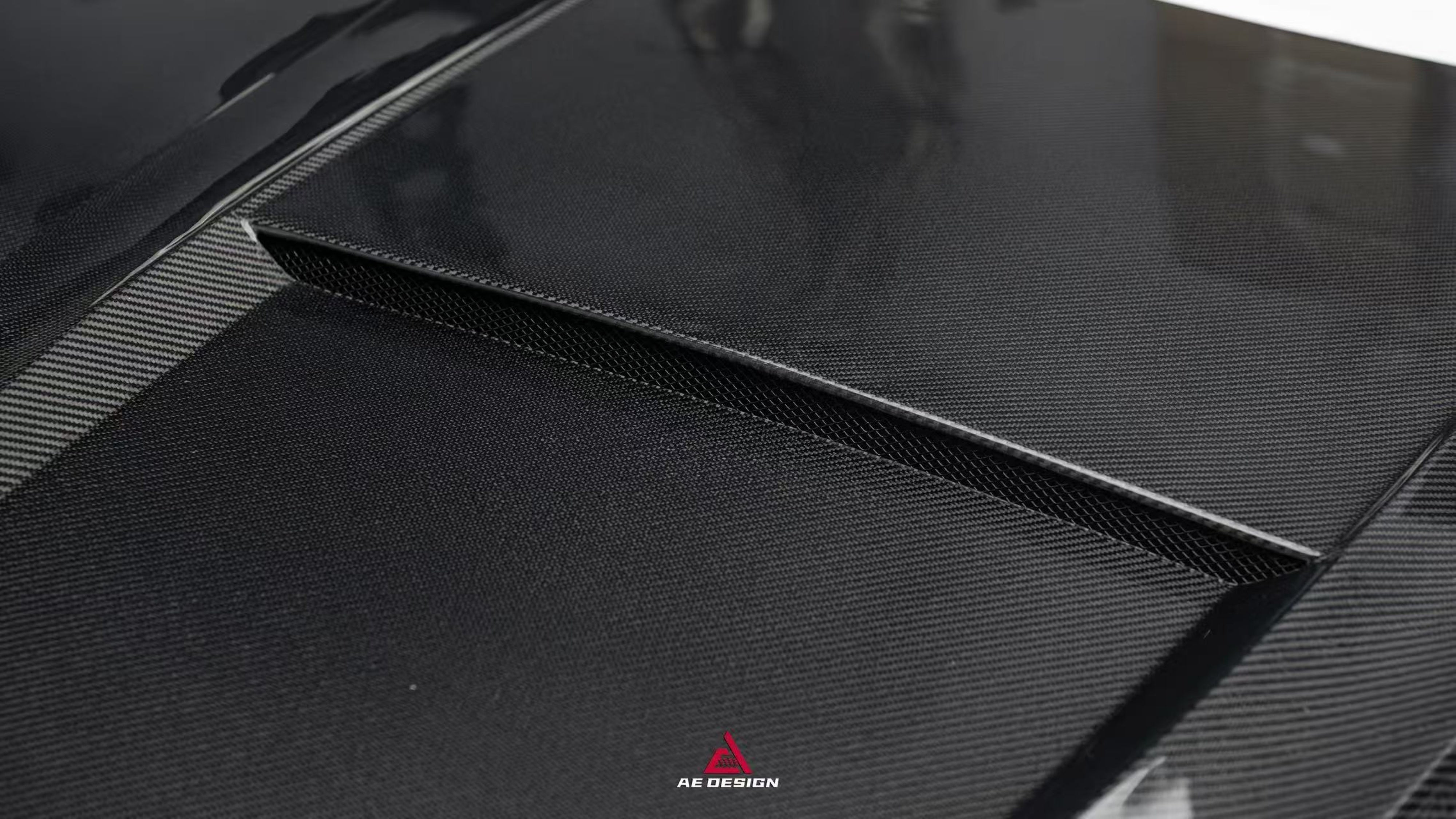 Mercedes Benz C-Class AMG C63 C43 C300 W206 S206 2021-ON with Aftermarket Parts - ART Hood Bonnet Double-sided Pre-preg Carbon Fiber from ArmorExtend