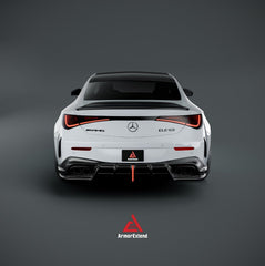 Mercedes Benz CLE-Class AMG CLE 53 C236 A236 2024-ON with Aftermarket Parts - AE Style ear Lip Spoiler Dry Pre-preg Carbon Fiber from?ArmorExtend