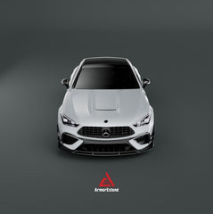 Mercedes Benz CLE-Class AMG CLE 53 C236 A236 2024-ON with Aftermarket Parts - AE Style Front Canards Dry Pre-preg Carbon Fiber from?ArmorExtend
