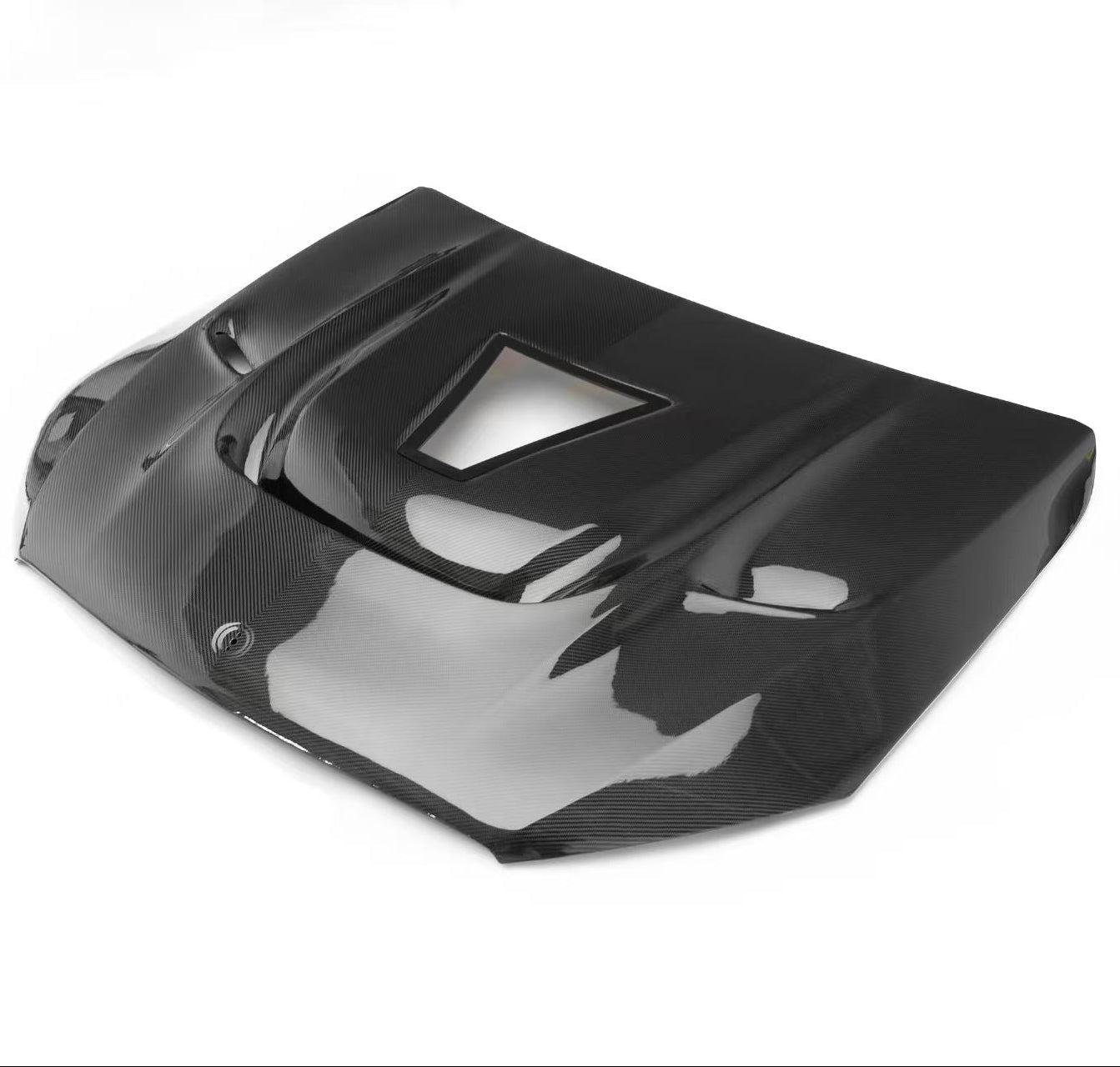 Mercedes Benz GLC-Class AMG GLC63 / 43 / 300 / 250 / 200 W253 X253 C253 (Fits Both Pre-Facelift & Facelift) 2016-2023 with Aftermarket Parts - ART Vented Transparent Glass Style Hood Bonnet Dry Pre-preg Carbon Fiber from ArmorExtend