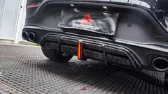 Mercedes Benz GLC43 AMG & GLC300 (with sport-package bumper, does not fit base model) W253 GLC & GLC Coupe 2020 2021 2022 2023 with Aftermarket Parts - AE Style Rear Diffuser & Canards?Carbon Fiber?from ArmorExtend