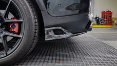 Mercedes Benz GLC43 AMG & GLC300 (with sport-package bumper, does not fit base model) W253 GLC & GLC Coupe 2020 2021 2022 2023 with Aftermarket Parts - AE Style Rear Diffuser & Canards?Carbon Fiber?from ArmorExtend