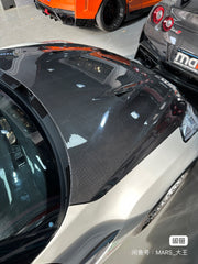 Nissan GTR R35 EBA 2017 2018 2019 2020 2021 2022 2023 2024 (2017+ hood recommended for 2008 2009 2010 2011 2012 2013 2014 2015 2016 model years) with Aftermarket Parts - OEM Style Hood Bonnet Carbon Fiber from EPR USA