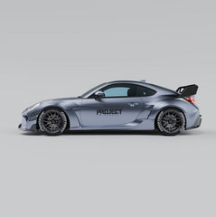 Subaru BRZ ZD8 2022-ON & Toyota GR86 ZN8 2022-ON with Aftermarket Parts - PROJECT WIDEBODY Full Kit Carbon Fiber/FRP from PROJECT WIDEBODY