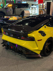 Nissan Z 400Z RZ34 Fairlady 2022-ON with Aftermarket Parts - Rear Flares and Fuel Door Carbon Fiber / FRP from PROJECT WIDEBODY