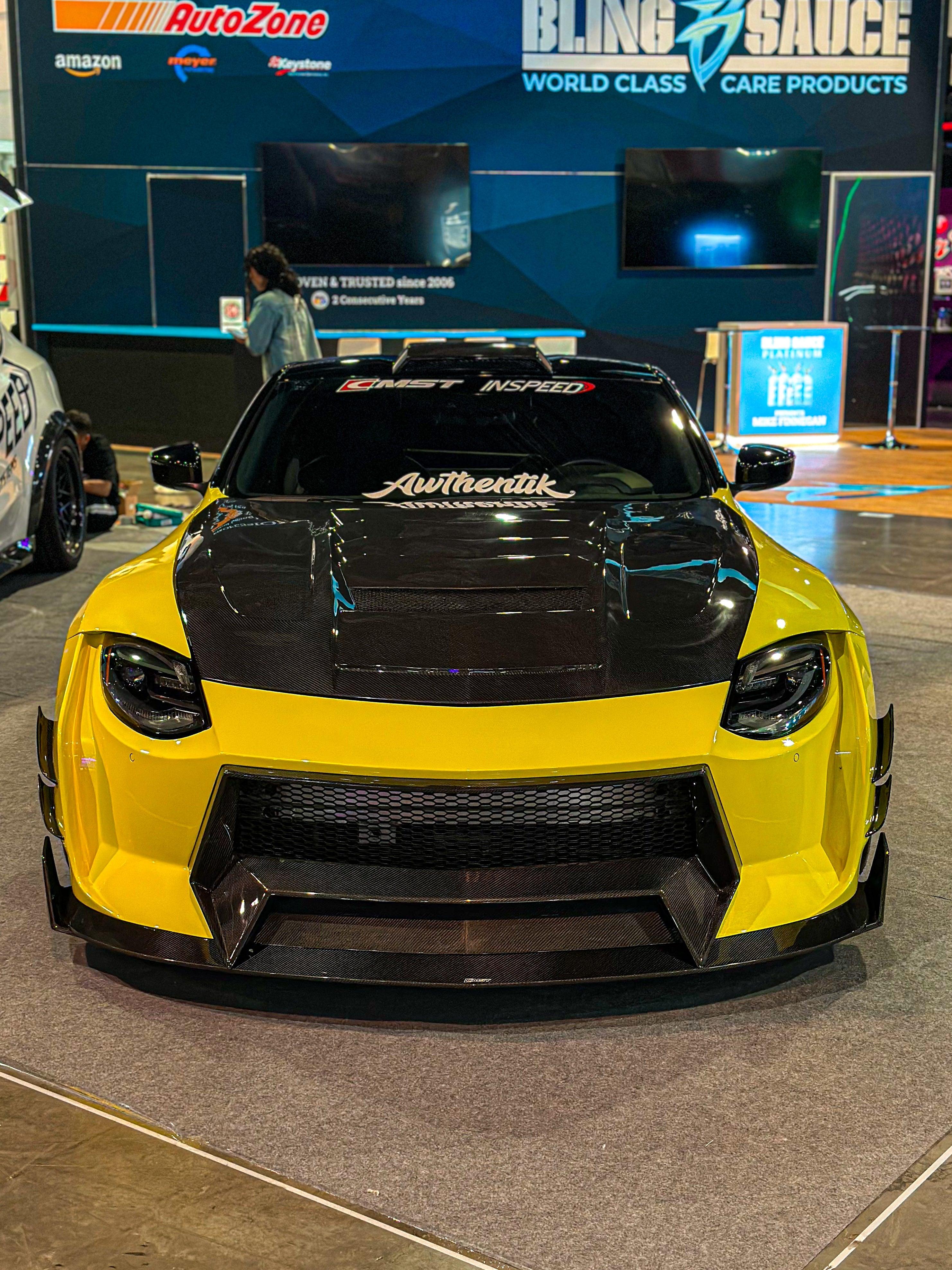 Nissan Z 400Z RZ34 Fairlady 2022-ON with Aftermarket Parts - Front Bumper & Lip Carbon Fiber / FRP from PROJECT WIDEBODY