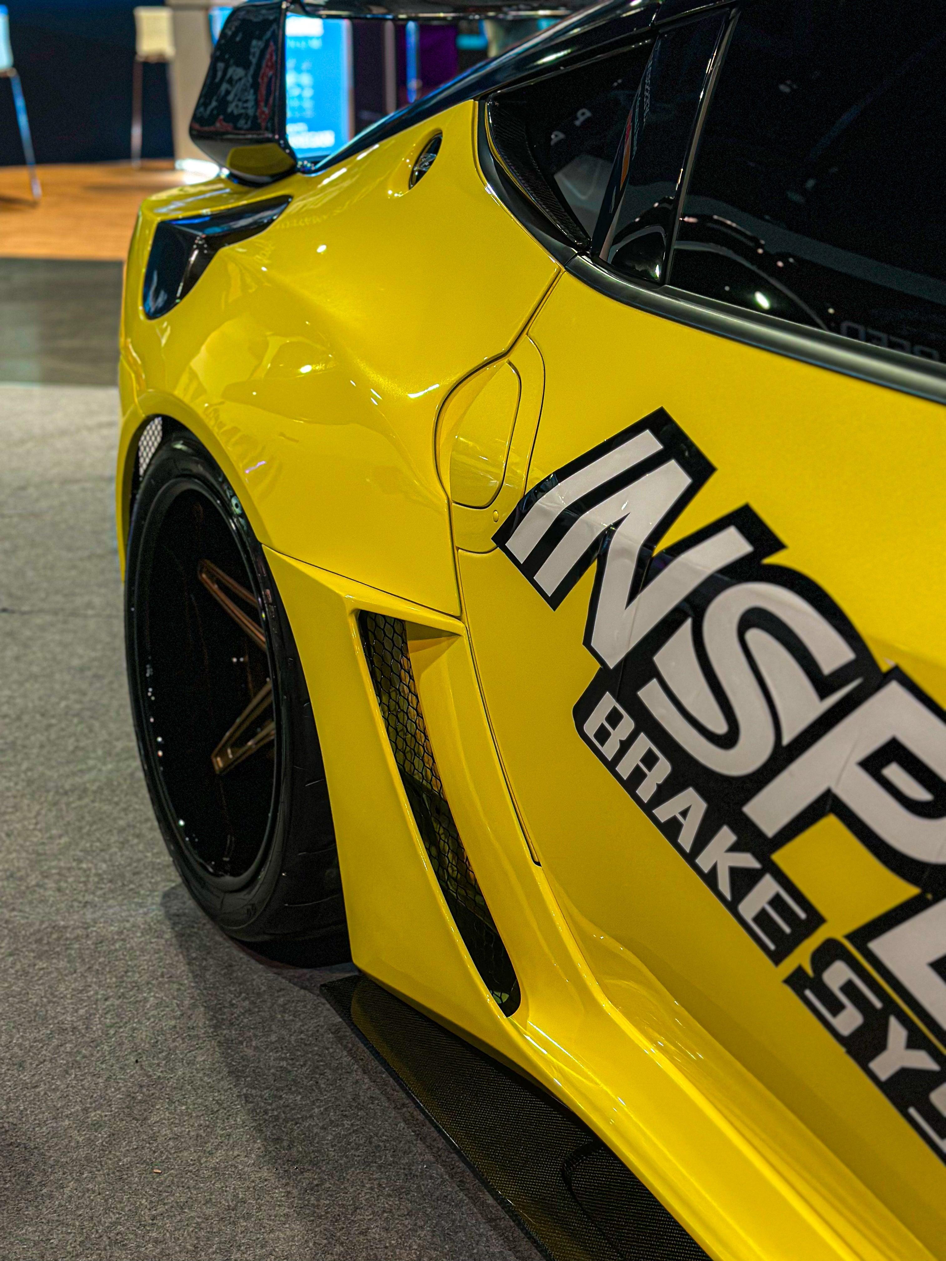 Nissan Z 400Z RZ34 Fairlady 2022-ON with Aftermarket Parts - Rear Flares and Fuel Door Carbon Fiber / FRP from PROJECT WIDEBODY