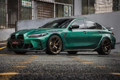 BMW M3 G80 G81 2021 2022 2023 2024 & M4 G82 G83 2021 2022 2023 2024 with Aftermarket Parts - AE Style Front Fenders Carbon Fiber from ArmorExtend
