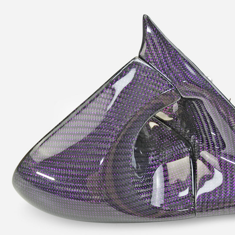 Nissan R32 Skyline GTR 1989 1990 1991 1992 1993 1994 & R32 Skyline GTS 1989 1990 1991 1992 1993 1994 with Aftermarket Parts - GND-R Style Mirror (Right Hand Drive Vehicle) Carbon Fiber / FRP from EPR USA