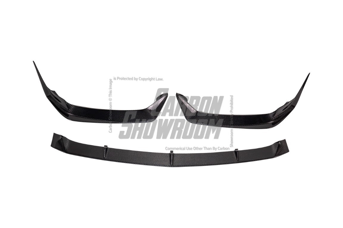 Paktechz Carbon Fiber Front Lip Ver.1 for Mercedes benz AMG GT/GTS/GTC C190 2018-2021 - Performance SpeedShop