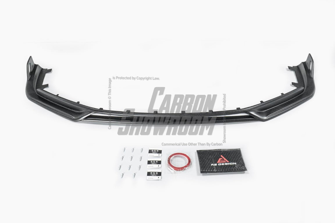 Porsche 911 991.2 Carrera GTS/4 GTS 2015 2016 2017 2018 2019 with Aftermarket Parts - AE Style Front Lip?Carbon Fiber from?ArmorExtend