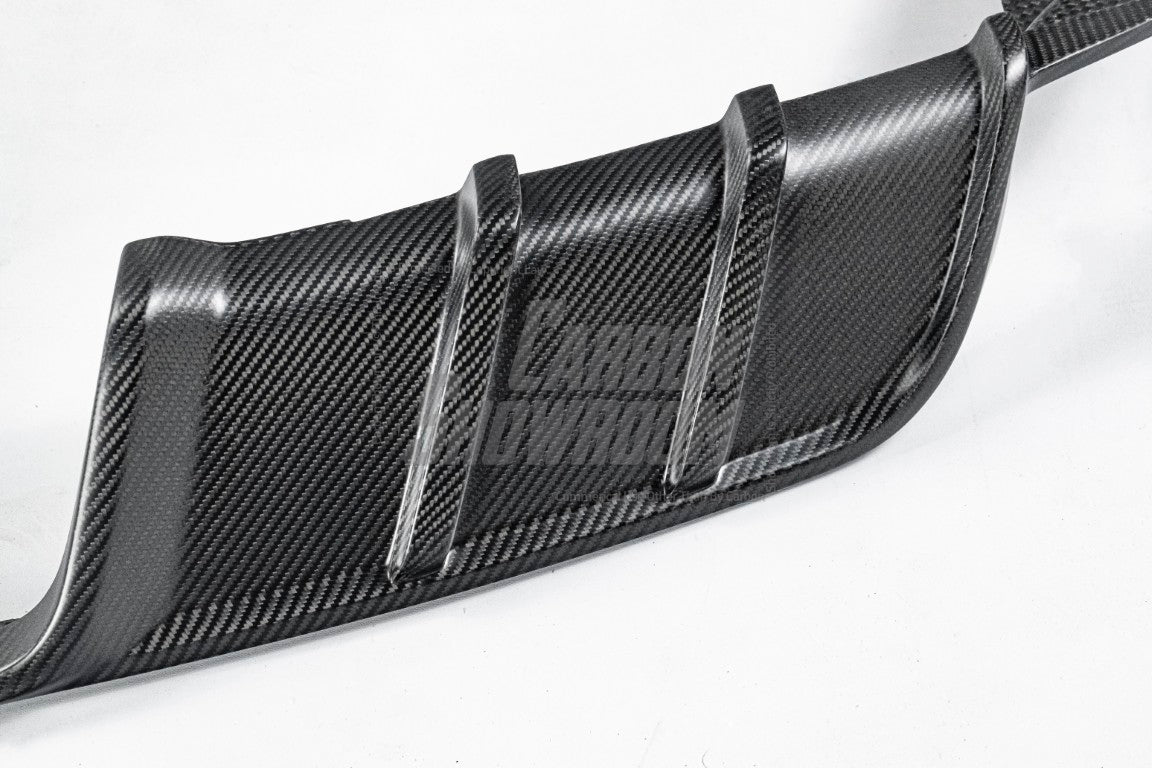 Porsche 911 991.2 Carrera GTS/4 GTS & Carrera 2/2S/4/4S (with PSE Package) 2015 2016 2017 2018 2019 with Aftermarket Parts - AE Style Rear Diffuser?Carbon Fiber?from?ArmorExtend