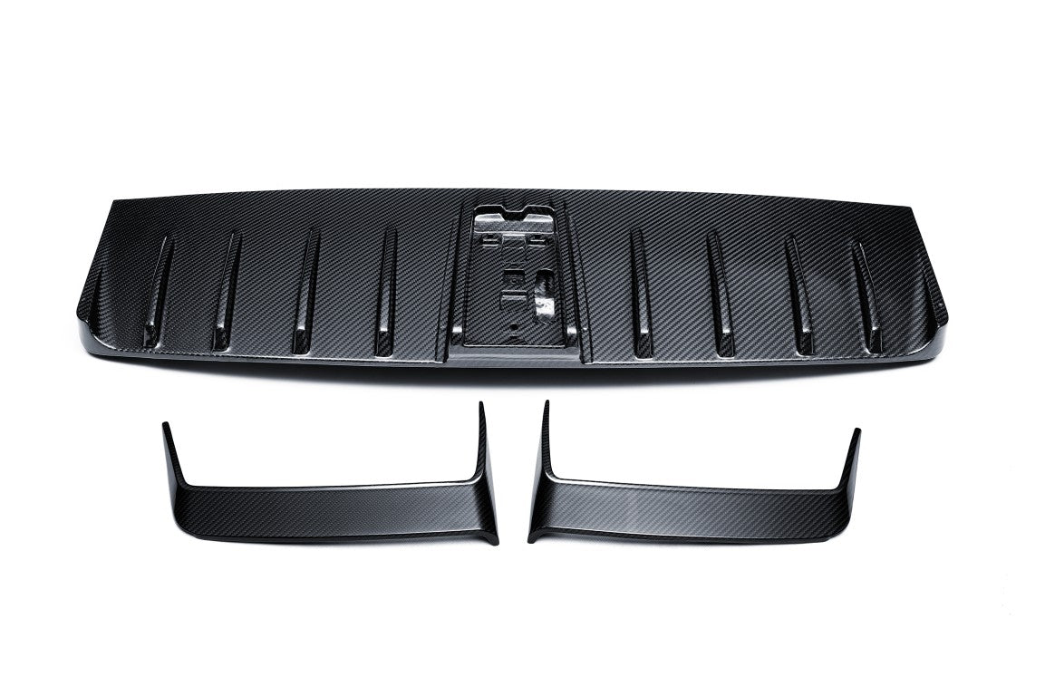 Porsche 911 992.1 Carrera Base/S/T/4/4S/GTS 2020 2021 2022 2023 2024 & 911 992.2 Carerra Base/S/T/4S/4/GTS 2025-ON with Aftermarket Parts - Rear Wing & Engine Rear Deck Lid Dry Pre-preg Carbon Fiber from Ventus Veloce