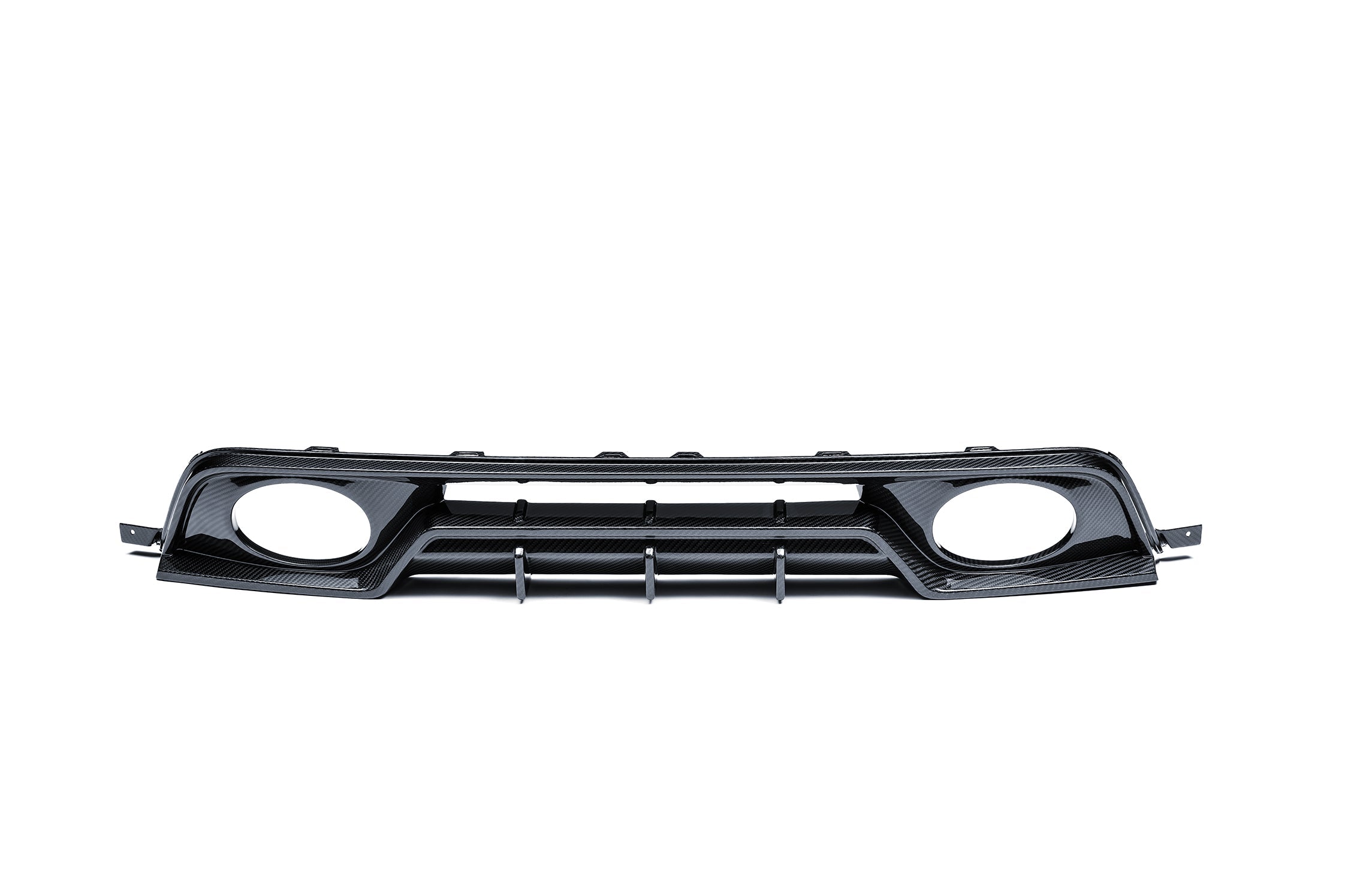Porsche 911 992.2 Carerra Base/S/T/4S/Targa4S (Fits SportDesign Oval Exhaust Tips) with Aftermarket Parts - Lower Rear Diffuser Dry Pre-preg Carbon Fiber from Ventus Veloce