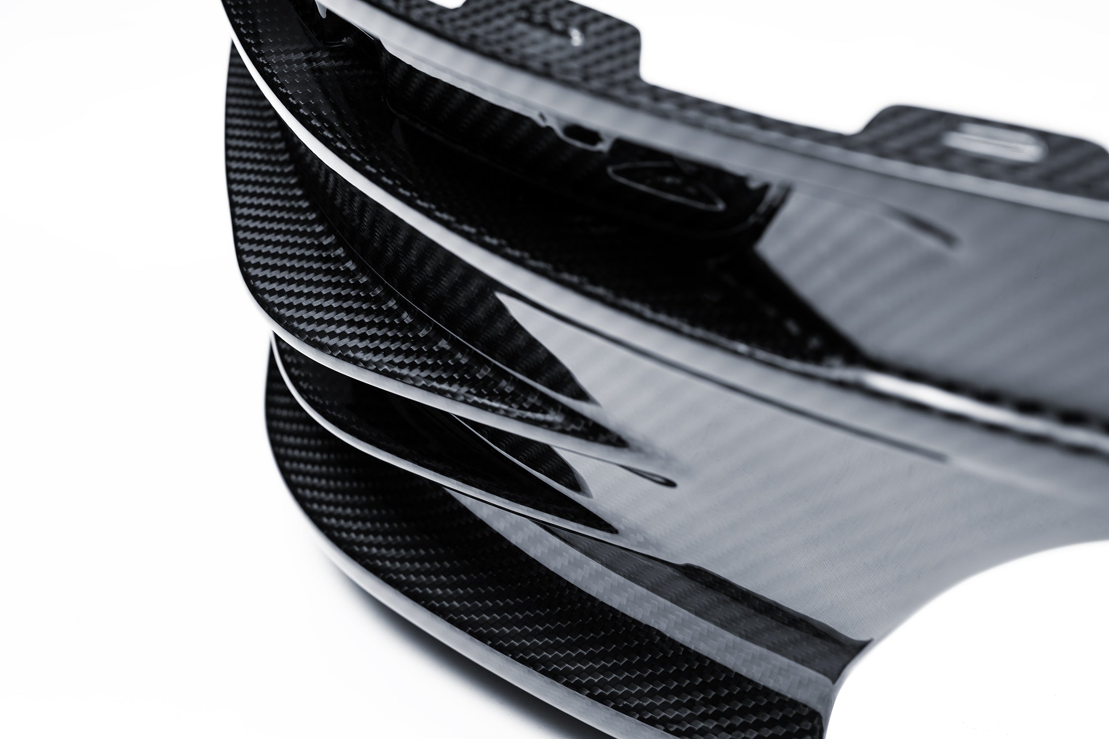 Porsche 911 992.2 Carerra Base/T/S/4S 2025-ON with Aftermarket Parts - Upper Rear Diffuser & Canards Dry Pre-preg Carbon Fiber from Ventus Veloce