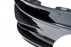 Porsche 911 992.2 Carerra Base/T/S/4S 2025-ON with Aftermarket Parts - Upper Rear Diffuser & Canards Dry Pre-preg Carbon Fiber from Ventus Veloce