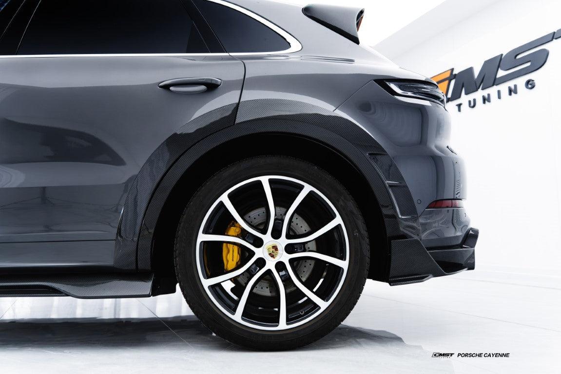 Porsche Cayenne 9Y0 Facelift 2024-ON with CMST Tuning's Aftermarket Parts - Pre-preg Carbon Fiber Wheel Arches