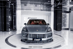 Porsche Cayenne 9Y0 9Y0.2 Base/S/AWD/E-Hybrid 2024-ON & Cayenne 9Y3 9Y3.2 Base/S 2024-ON with Aftermarket Parts -  Front Lip Carbon Fiber / FRP from CMST Tuning