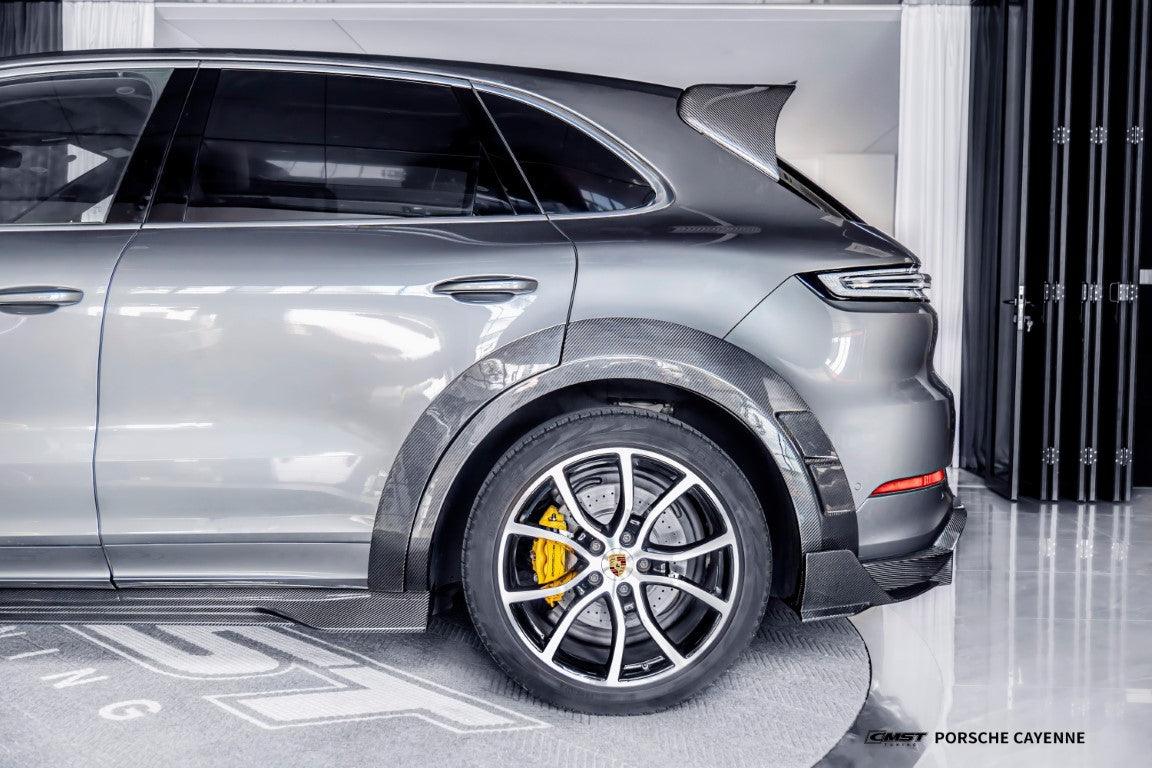 Porsche Cayenne 9Y0 Facelift 2024-ON with CMST Tuning's Aftermarket Parts - Pre-preg Carbon Fiber Wheel Arches